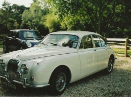 Daimler wedding car hire in Shaftesbury